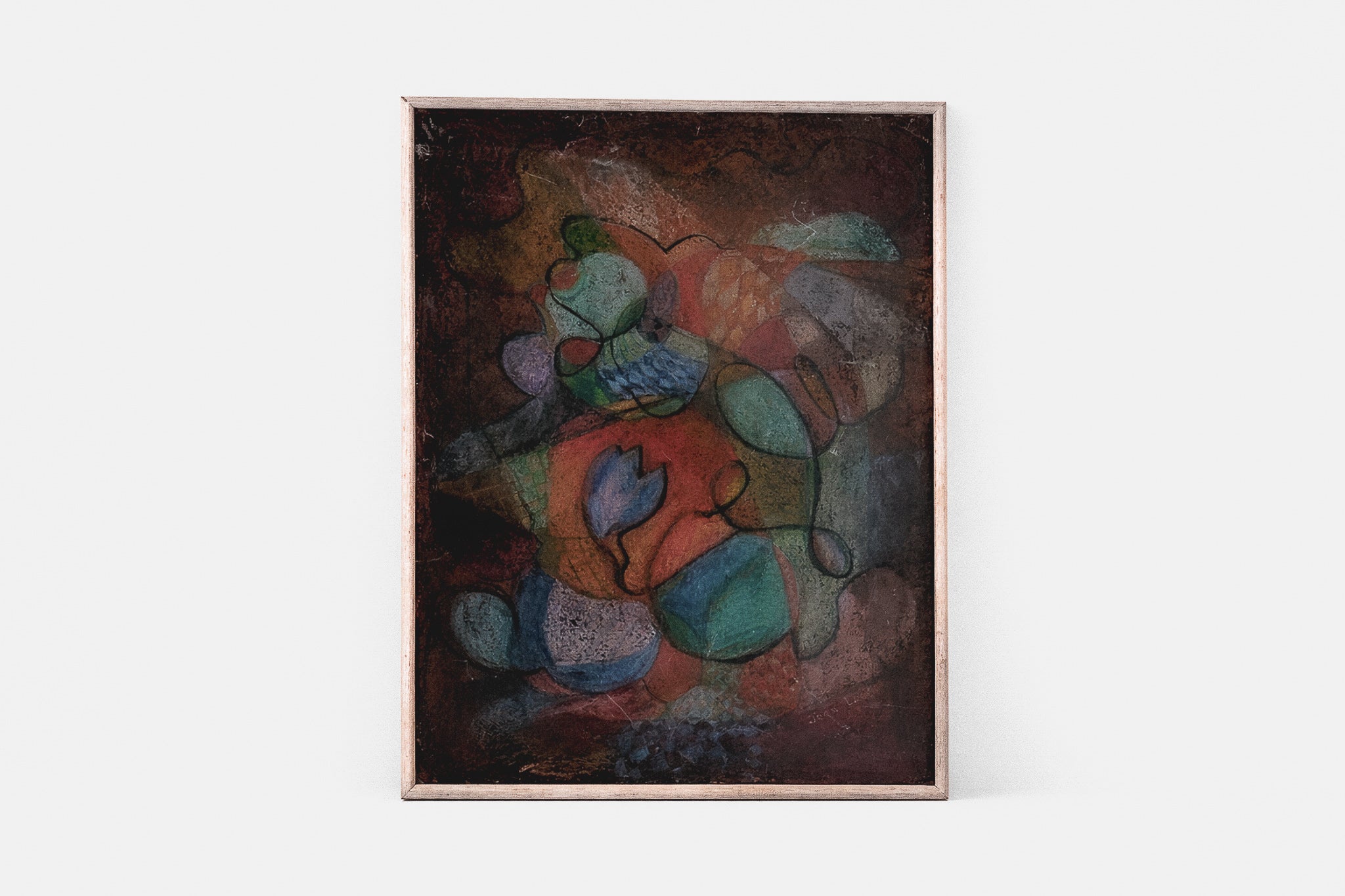 Mixed Media on Board β Jean Lee, "Autumn Glint" (1950β1969)