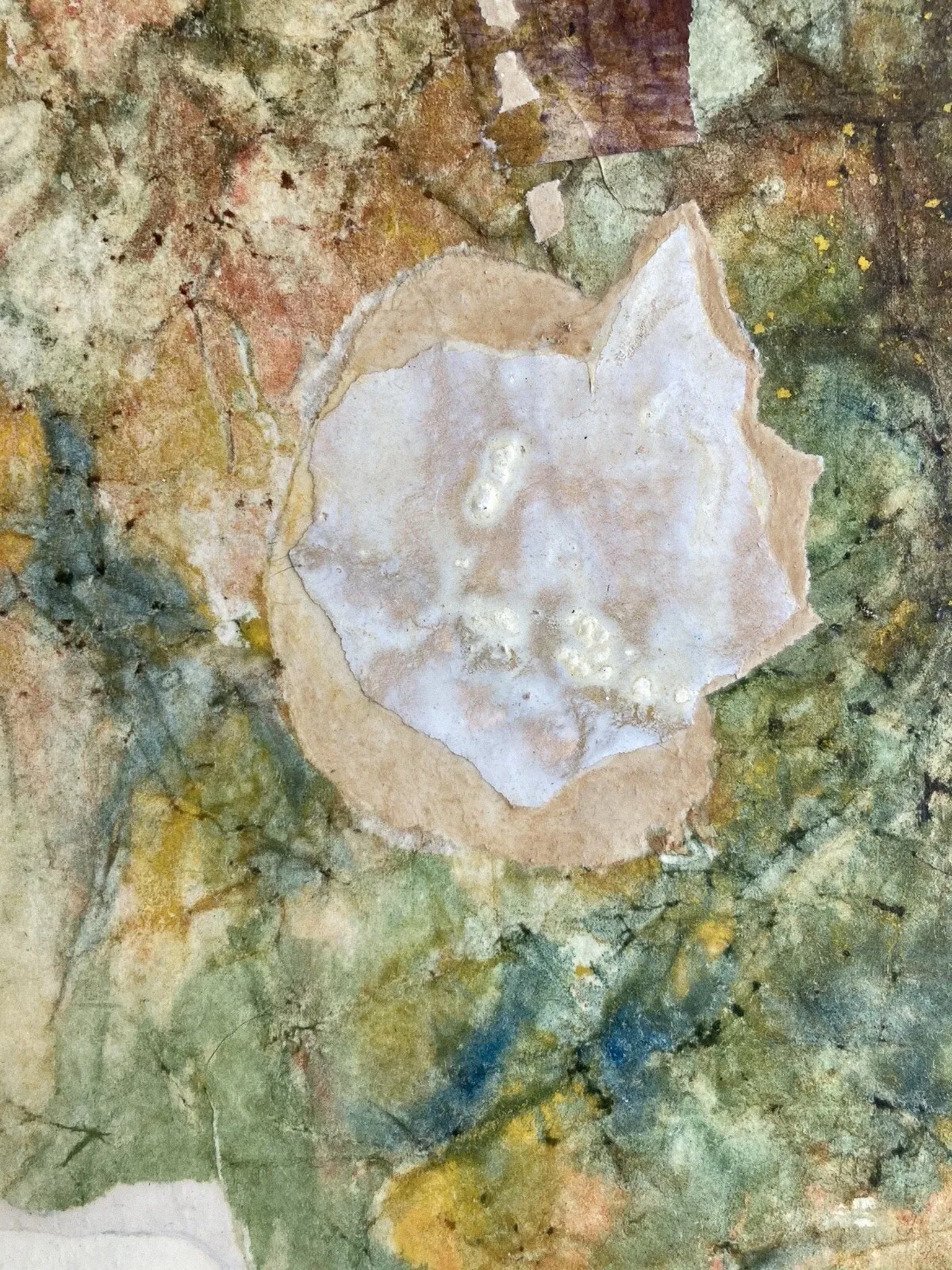 Abstract Collage — Evelyn Hester, “Martian Landings” (1960s)