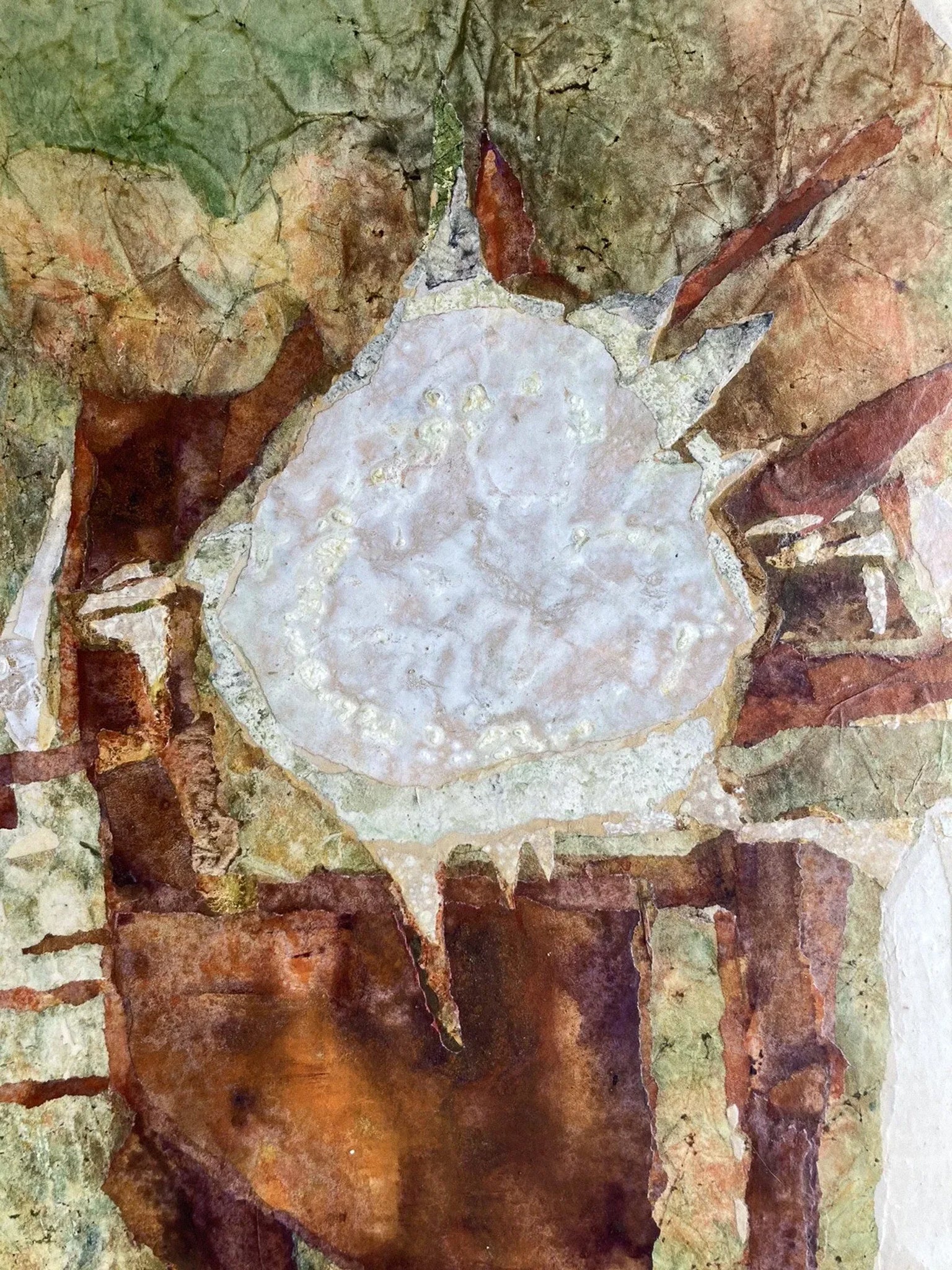 Abstract Collage — Evelyn Hester, “Martian Landings” (1960s)