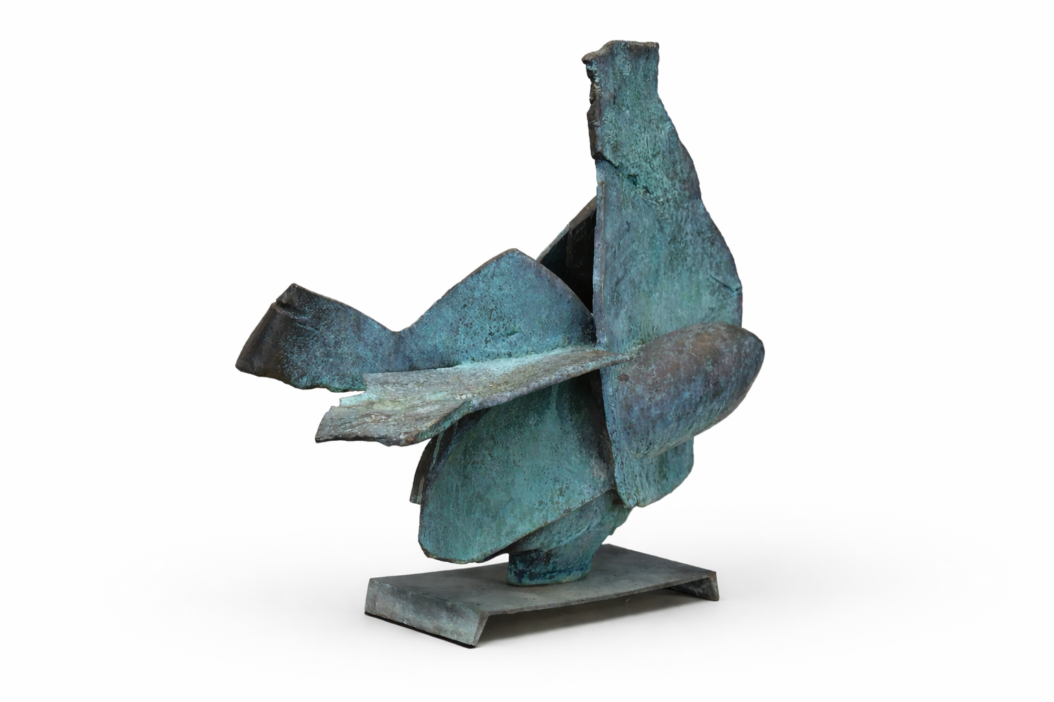 Bronze Sculpture — Abstract (1980s)