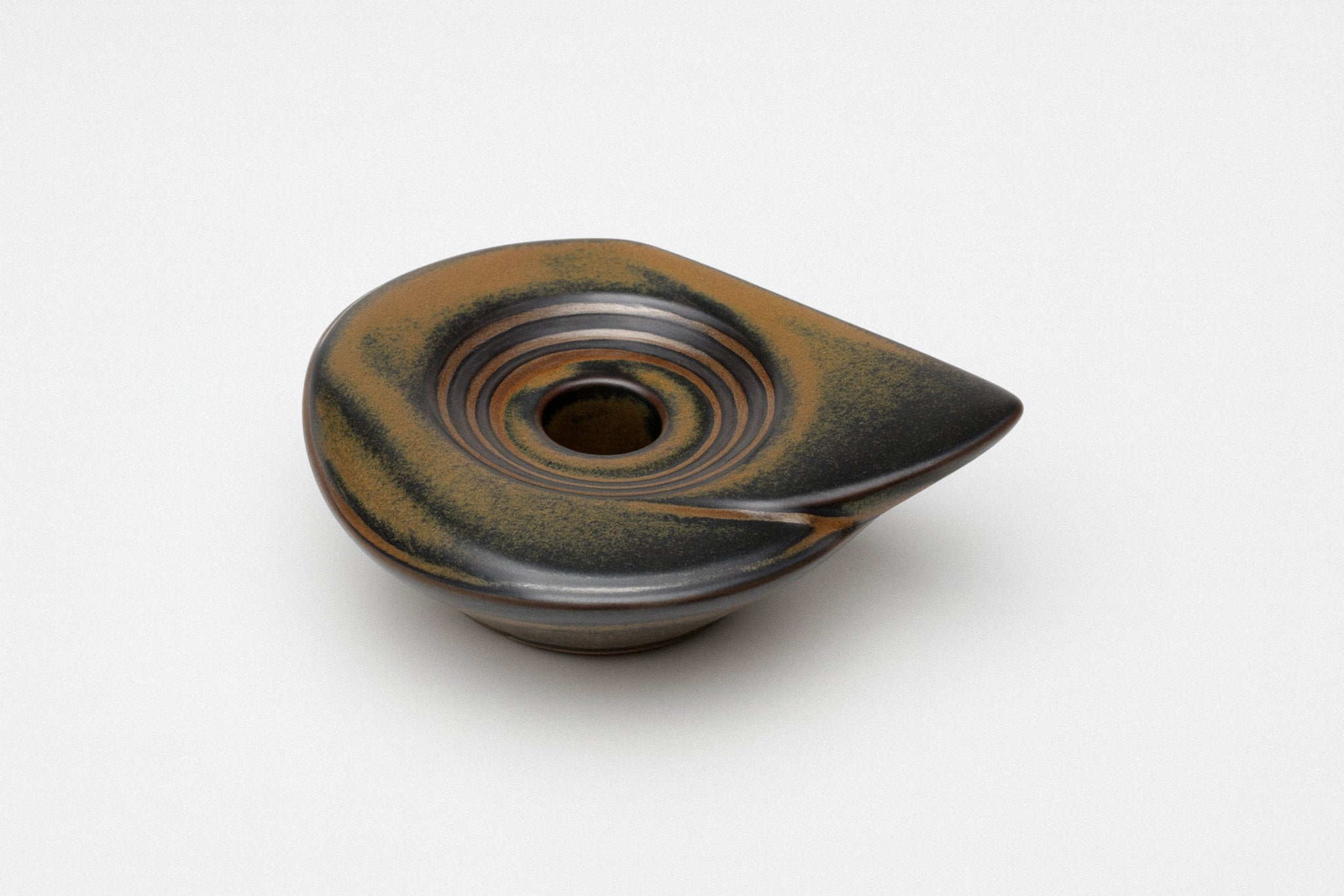 Contoured Sculptural Candleholder (1980s)