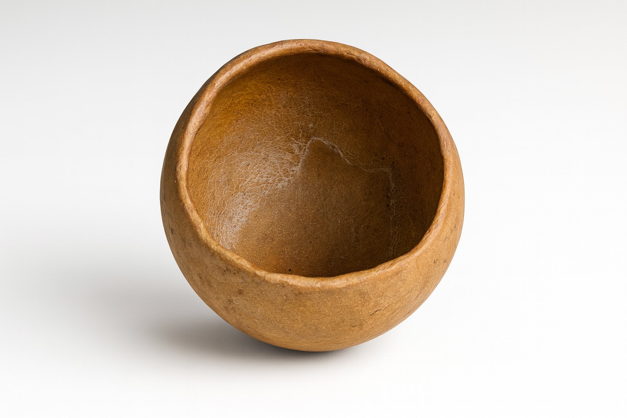 Mustard Pedestal Bowl (1960s)